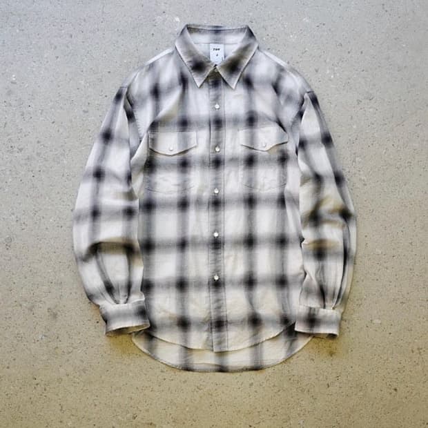 [1] 블라인드파일즈 옴브레 셔츠 블랙