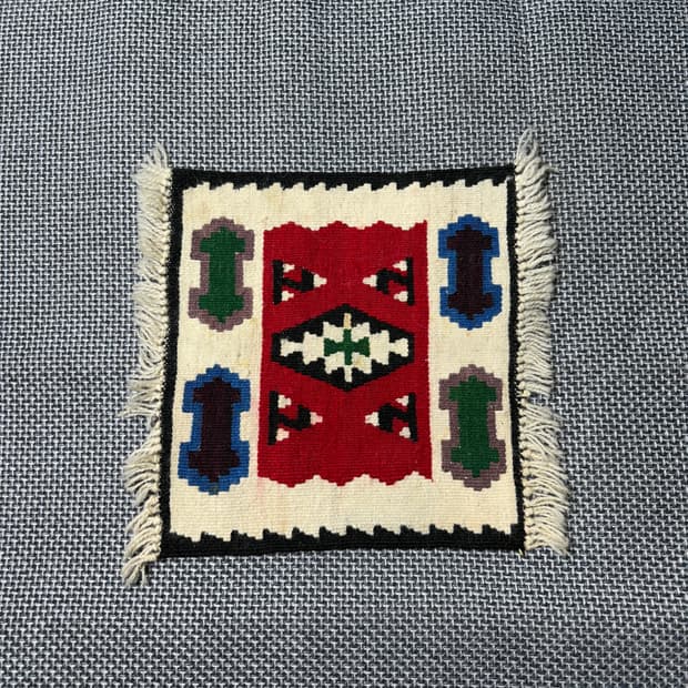 빈티지 네이티브 아메리칸 울 러그 미디움 (old-8388)