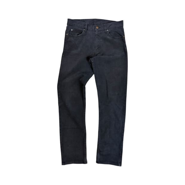 (L) 리바이스 JPN 505 클래식 스트레이트 블랙 데님팬츠 BD-02