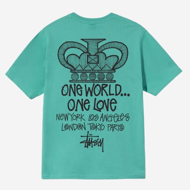 (새상품) stussy one world 티셔츠
