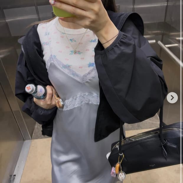 빈티지 써멀 플로럴 티셔츠 (오눅)