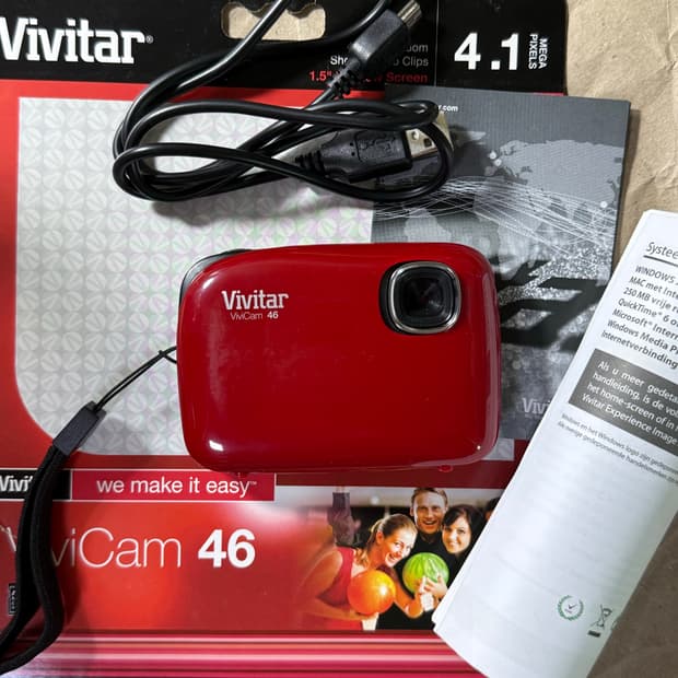 단순개봉) Vivitar vivicam 46 비비타 비비캠