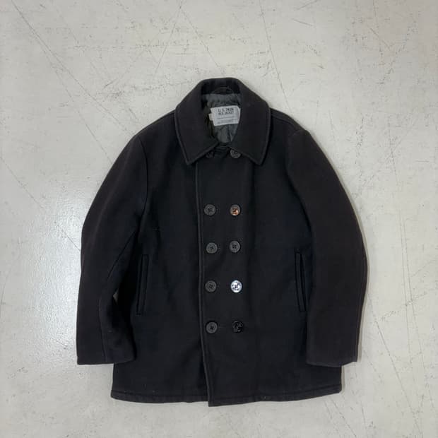 80‘s Schott Classic Melton Wool PeaCoat 