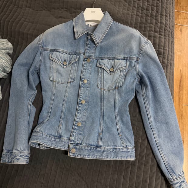 38 아크네스튜디오 아워글래스 데님자켓