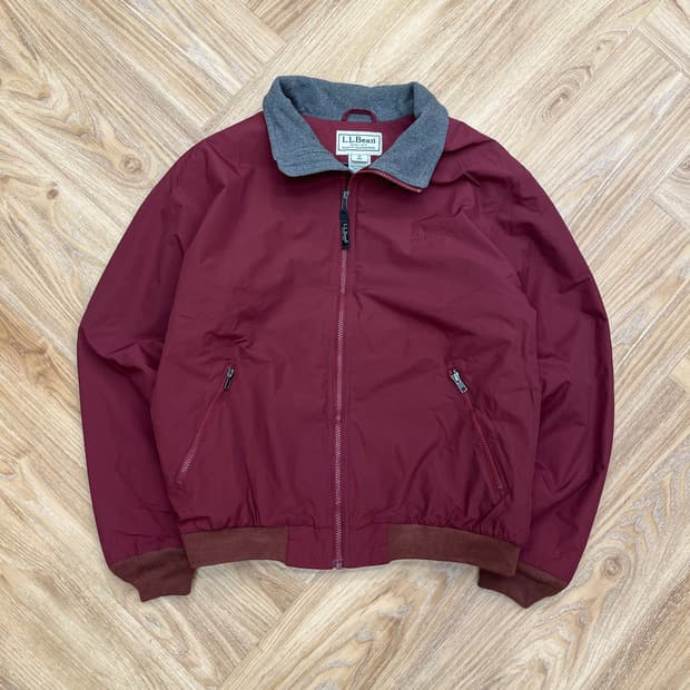 LL BEAN WARM UP JACKET (M SIZE)