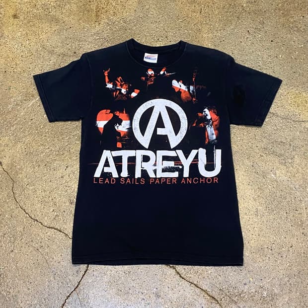 미국 빈티지 밴드 아트레유 ATREYU 투어티 반팔티 락티셔츠
