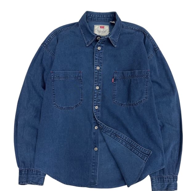 90s 리바이스 샴브레이 셔츠 (L) 