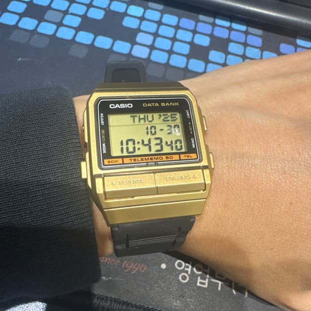 카시오 데이터뱅크 DB-520 호환밴드 줄질