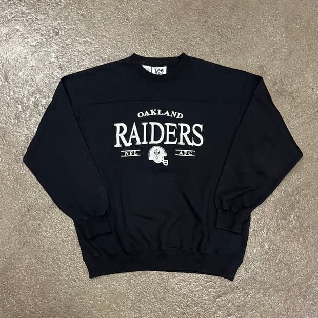 90s NFL 오클랜드 레이더스 스웻셔츠 (105-110)