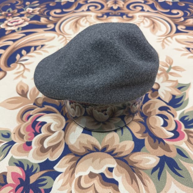 (L)캉골 Kangol 울 헌팅캡(차콜)