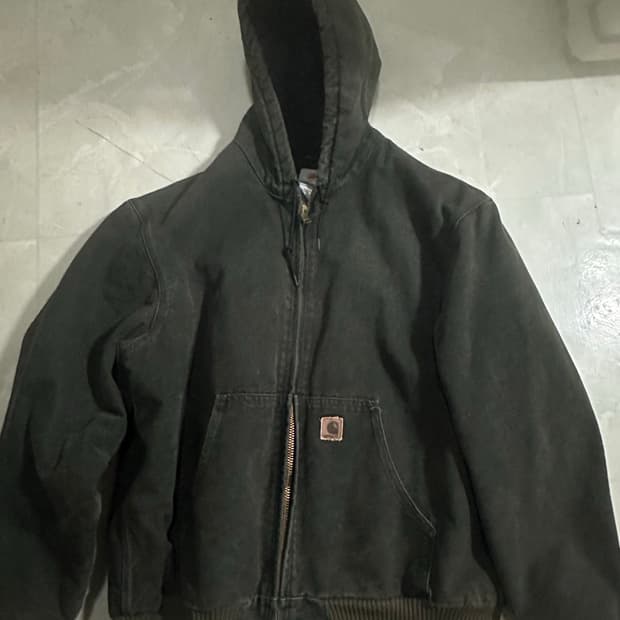 [XL] 칼하트 J130 모스그린 액티브 자켓 샌드스톤