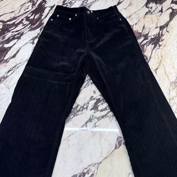 토니웩 벨벳 데님 플레어 팬츠 30