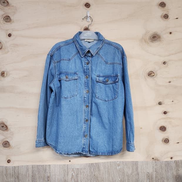 494) 셀럽샵 데님 남방