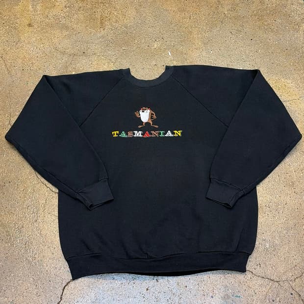 90s Made in USA 미국 빈티지 루니툰즈 테즈 맨투맨