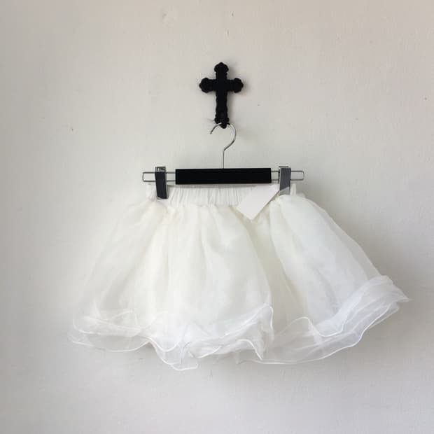 Layered mini skirt