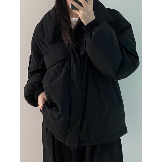 코드그라피 패딩점퍼