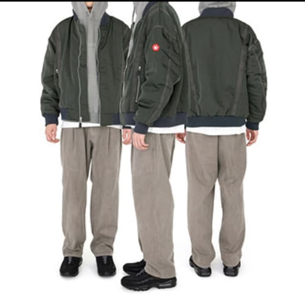 [XL]>>[L] cav empt 카브엠트 테잎 봄버 교환