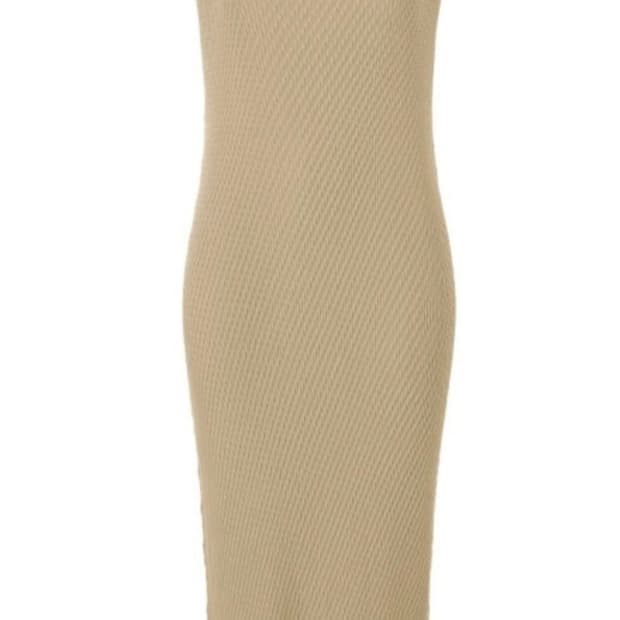 이세이미야케 롬버스 원피스 애쉬 베이지