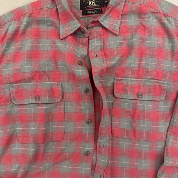 RRL flannel 셔츠 사이즈 L