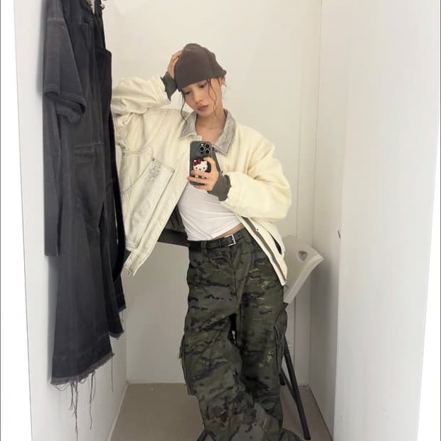 xlim ep8 03 camo 카모 트라우저 xs