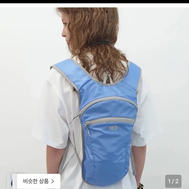 엔조블루스 스포티 블루 백팩