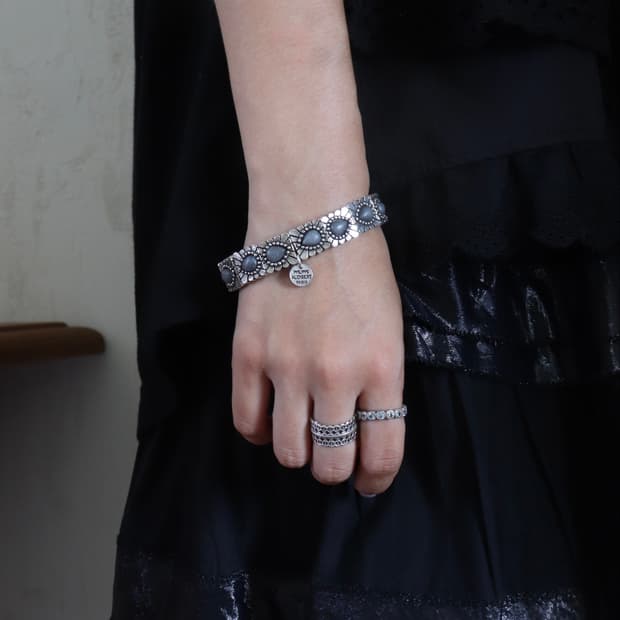 [Philippe Audibert] Oval Stone Bangle