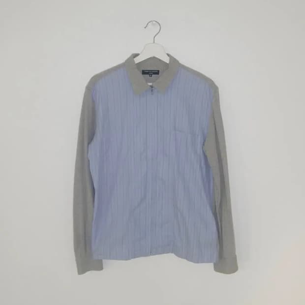 꼼데가르송 집업 셔츠