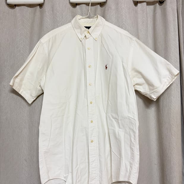 폴로 랄프로렌 화이트 반팔 셔츠