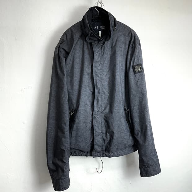 Armani Jeans High-Neck Wind Jacket (2way