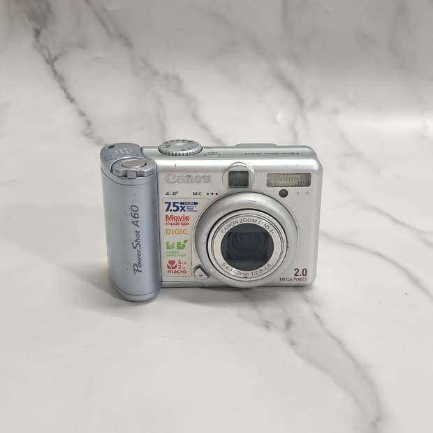 전원X 캐논 PowerShot A60 레트로 빈티지 디카