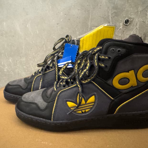 [270] 미착용 프랑스구매 아디다스 엑스타시 하이 블랙/골드