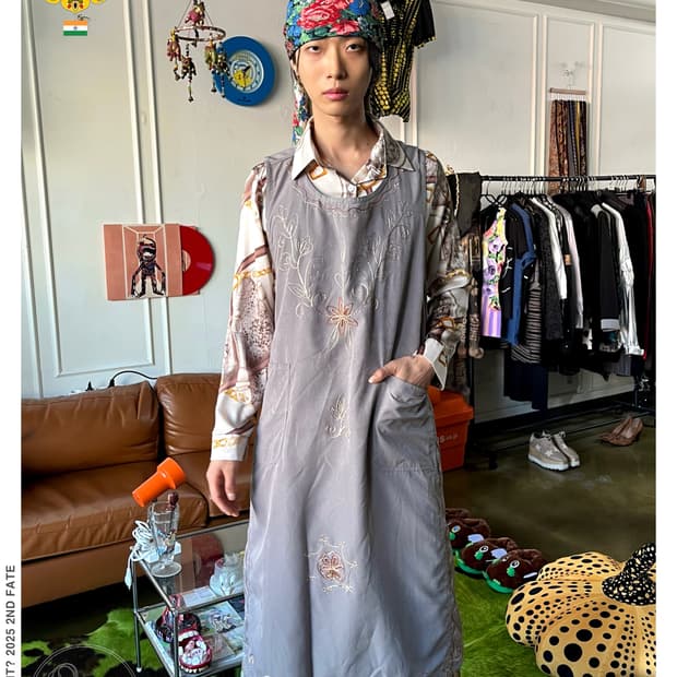 JAGANNATH Indian Oriental Stitch Apron