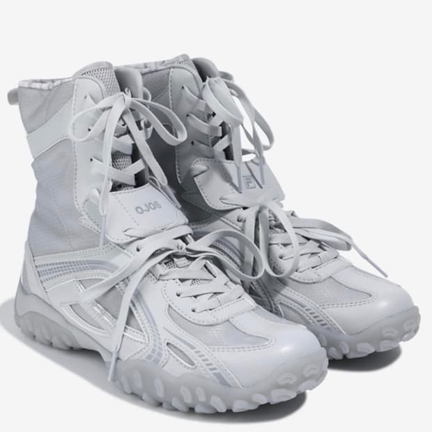 오호스X휠라 에샤페 미드 그레이 (키트X) 250