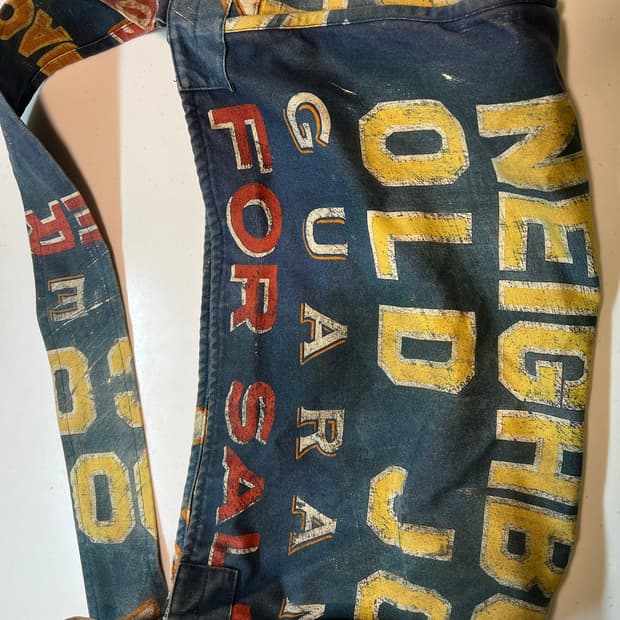 네이버후드 올드조 콜라보 메일백