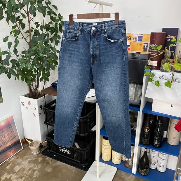 토템 트위스트 데님팬츠 28