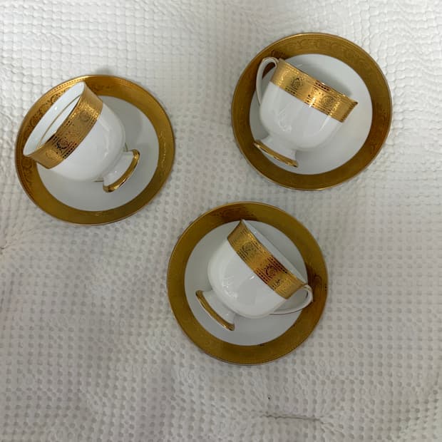 빈티지 행남사 찻잔3개 