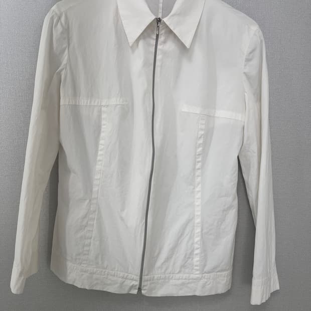 White Zip shirt 집업셔츠
