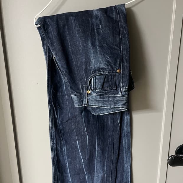 빈티지 워싱 데님