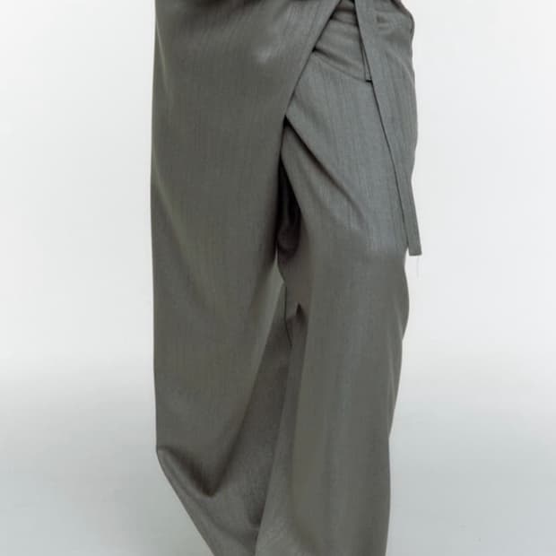 카시코 피셔맨 트라우져 팬츠 그레이