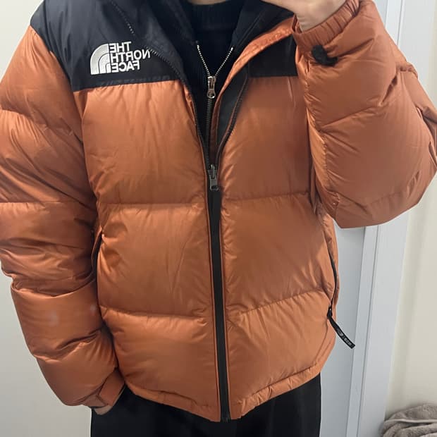 노스페이스 만다린오렌지