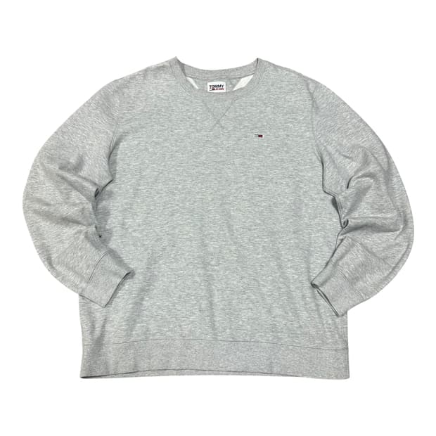 ✨ (바배) 타미 진스 멜란지 그레이 맨투맨 