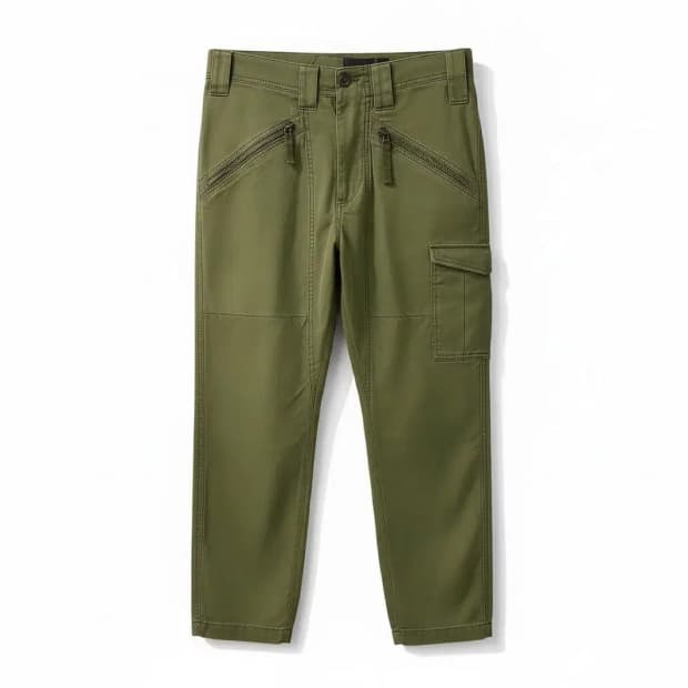 Diesel 밀리터리 올리브 카고 바지 28