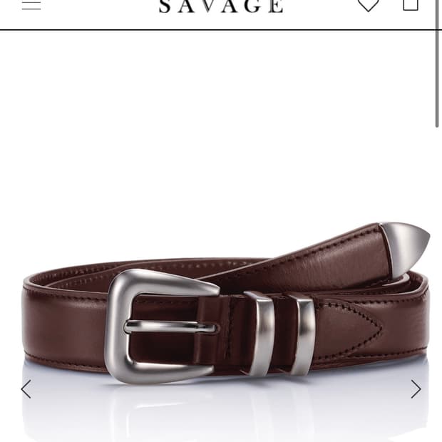 세비지 110 브라운 벨트 M