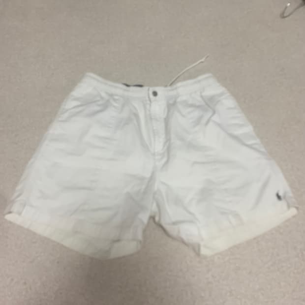 폴로 랄프로렌 아이보리 반바지 36