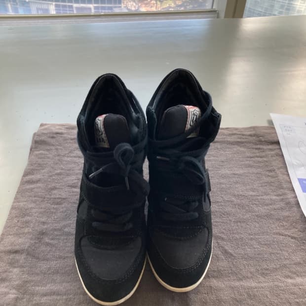 아쉬 웨지힐 스니커즈 37