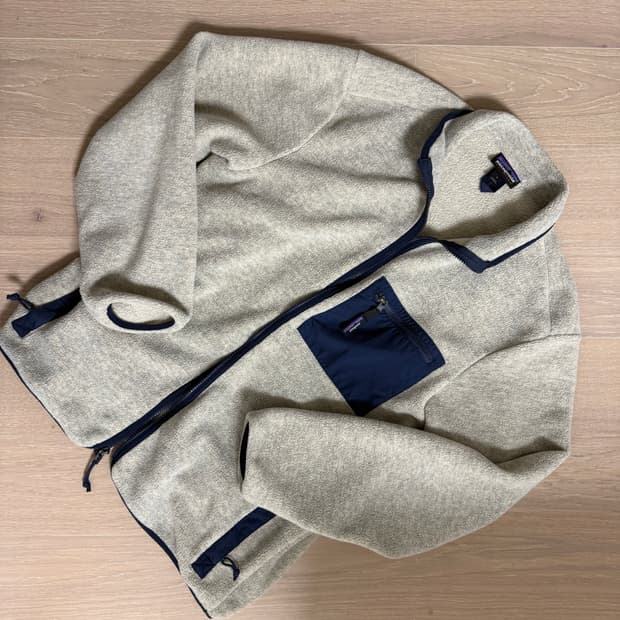 파타고니아 신칠라 집업 자켓 오트밀 헤더 L