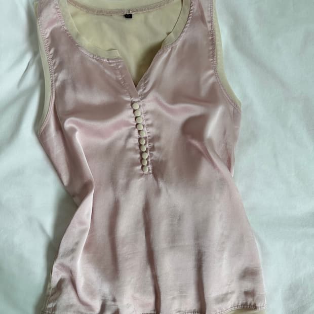 Light pink soft sleeveless