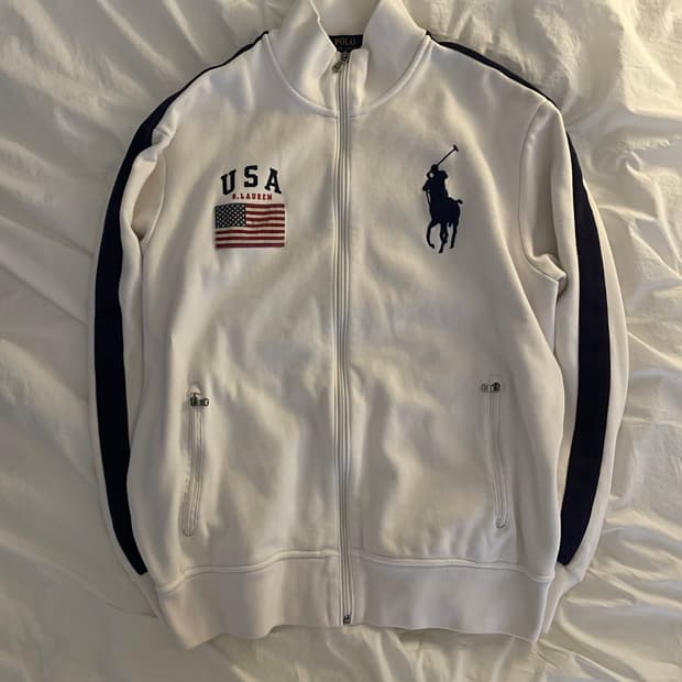 폴로 랄프로렌 빅포니 성조기 트랙집업