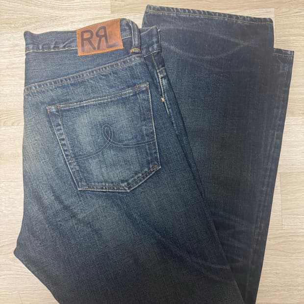 RRL 더블알엘 5 포켓 기빈스 데님 32x32