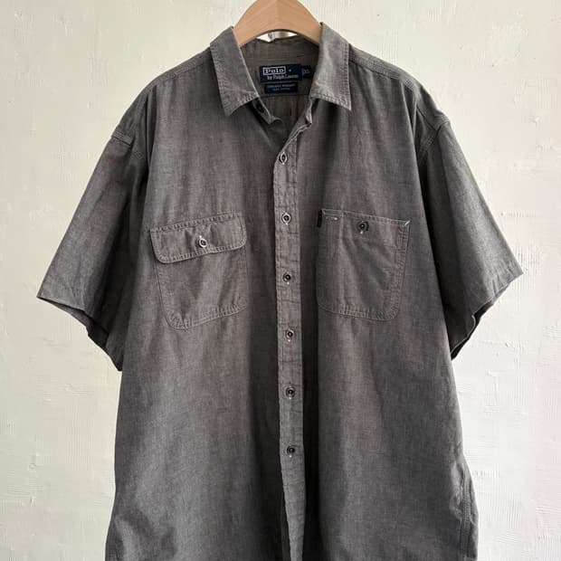 Polo 폴로랄프로렌 00‘s 차콜 던가리 워크 셔츠